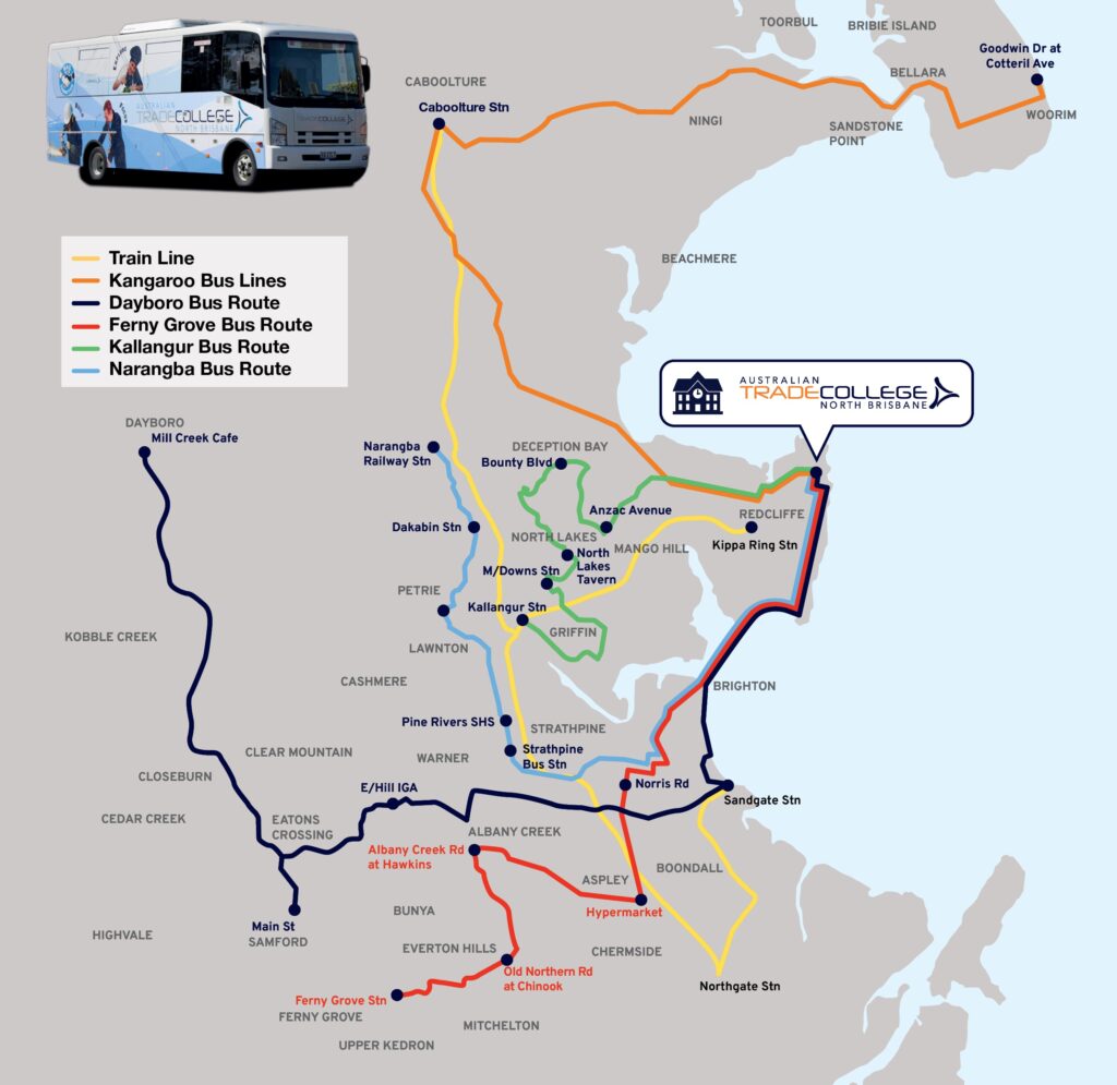 Trade College Bus Route Map